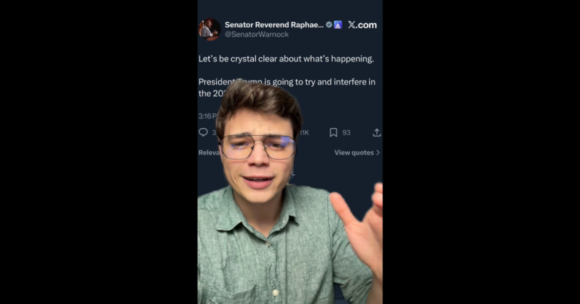 Victor Reacts: Democrat Senator Warnock Makes the Case for Voter ID (VIDEO)