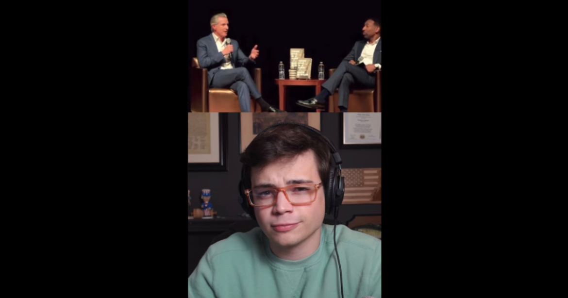 Victor Reacts: Gavin Newsom Thinks Black People Cant Read (VIDEO)