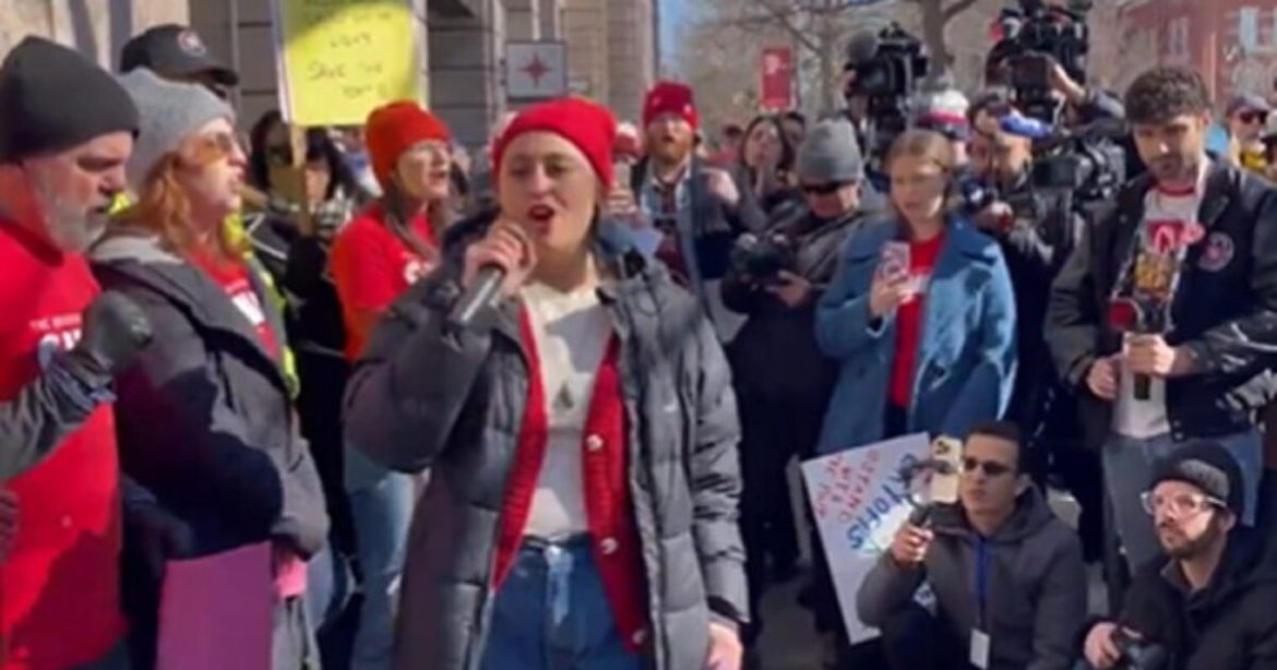 Fired Washington Post Reporters Protest Outside Paper’s Offices Like a Mob of College Social Justice Warriors (VIDEO)