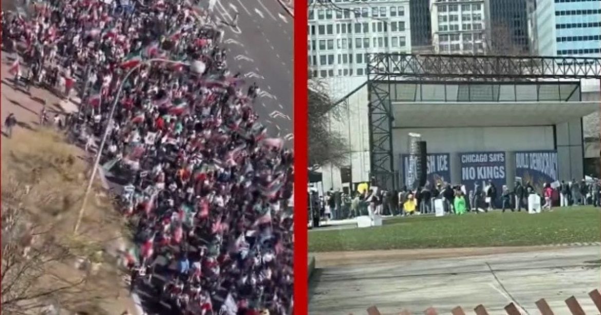 An absolute Ocean of Freedom-Loving Iranians Against the Islamic Republic Marched in Washington DC. on Sunday