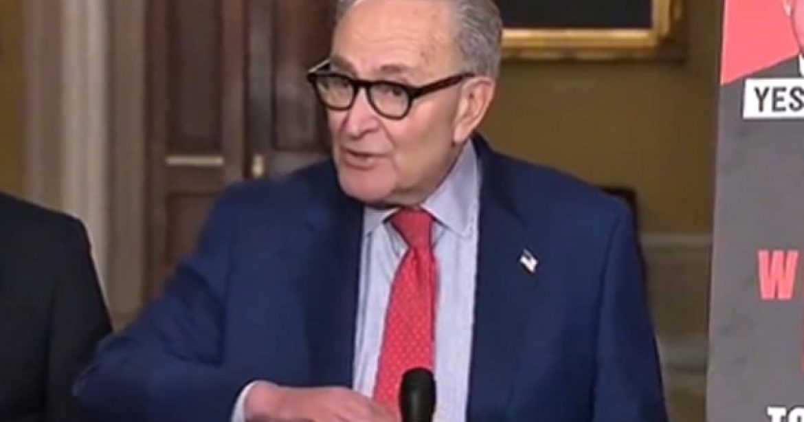 QUIET PART OUT LOUD: A Panicked Chuck Schumer Says SAVE Act Would Purge Millions From Voter Rolls (VIDEO)