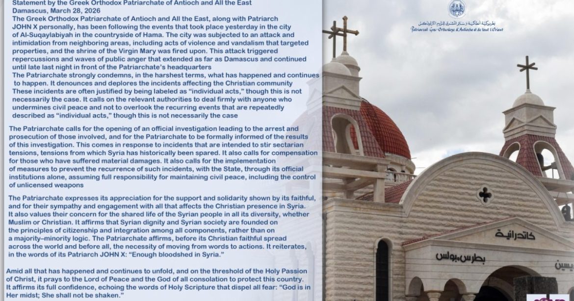 Christians in Syria Under Attack Once Again