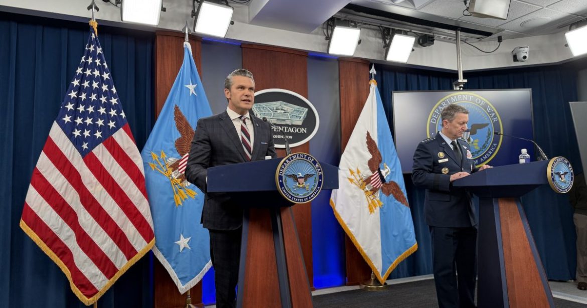 WATCH LIVE: War Sec Pete Hegseth and Joint Chiefs Chairman Dan Caine Deliver Press Briefing Following Massive Airstrikes on Iranian Military Base in Isfahan  – 8 AM ET