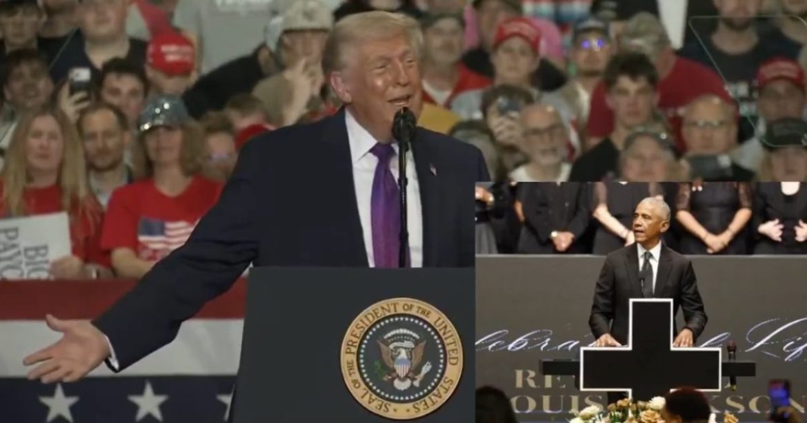 President Trump Goes Off on Obama For Turning Jesse Jackson’s Funeral Into a Political Circus (VIDEO)