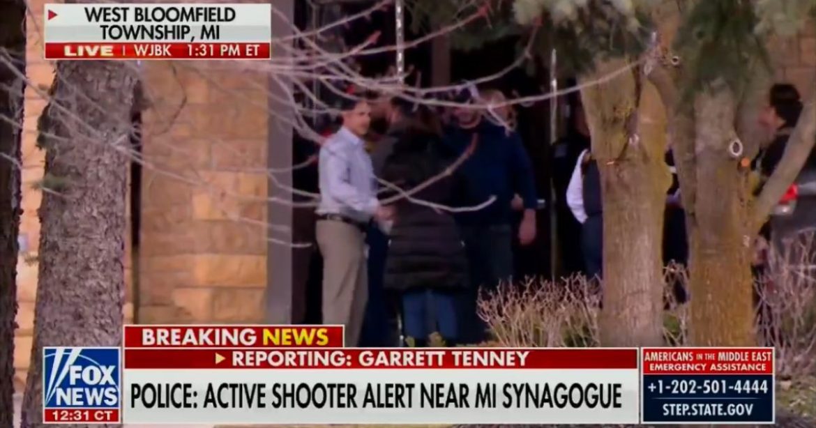 BREAKING: **ACTIVE SHOOTER** Driver Rams Car Into Temple Israel in Michigan, Opens Fire