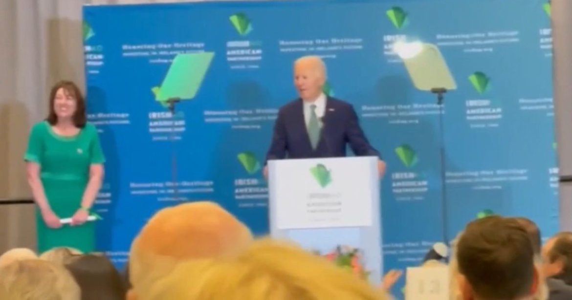 Joe Biden Attacks President Trump During ‘Surprise’ Appearance at St. Patrick’s Day Breakfast