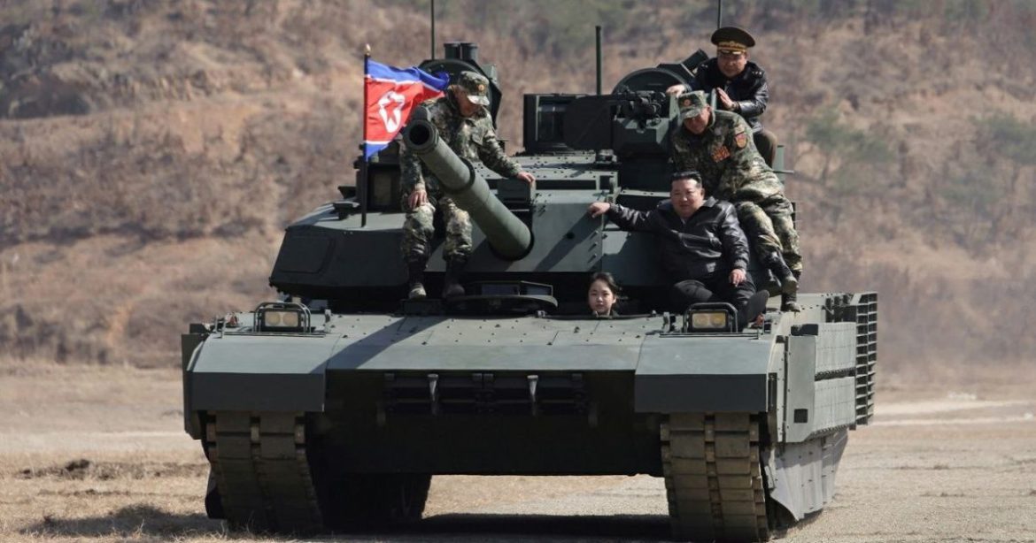 Kim Jong-Un Showcases Teenage Daughter Driving a Tank in Chilling Succession Signal