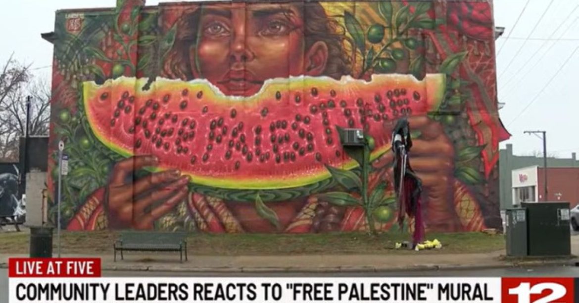 Pro-Palestine Activists in Virginia Paint Watermelon Mural, Angering Black Residents Who Say it’s Racist