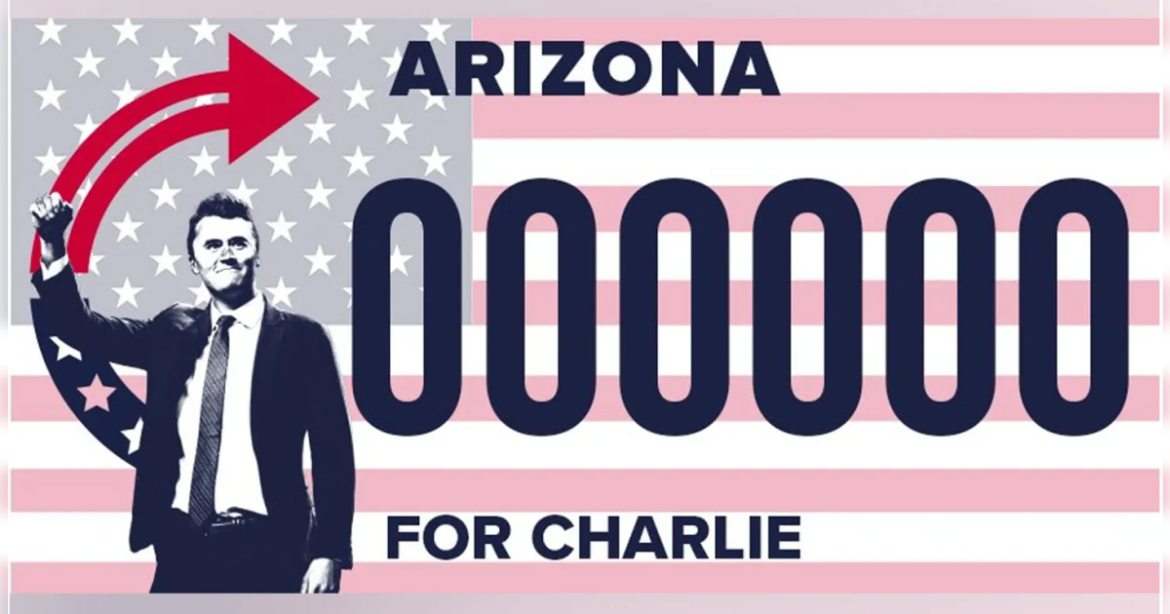‘Grotesque Partisanship’: AZ Gov. Katie Hobbs Vetoes Charlie Kirk Memorial License Plate