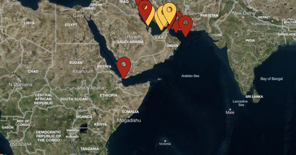 Cargo Vessel Erupts in Flames in Strait of Hormuz After Being Struck by Unknown Projectile Amid Escalating Middle East Conflict