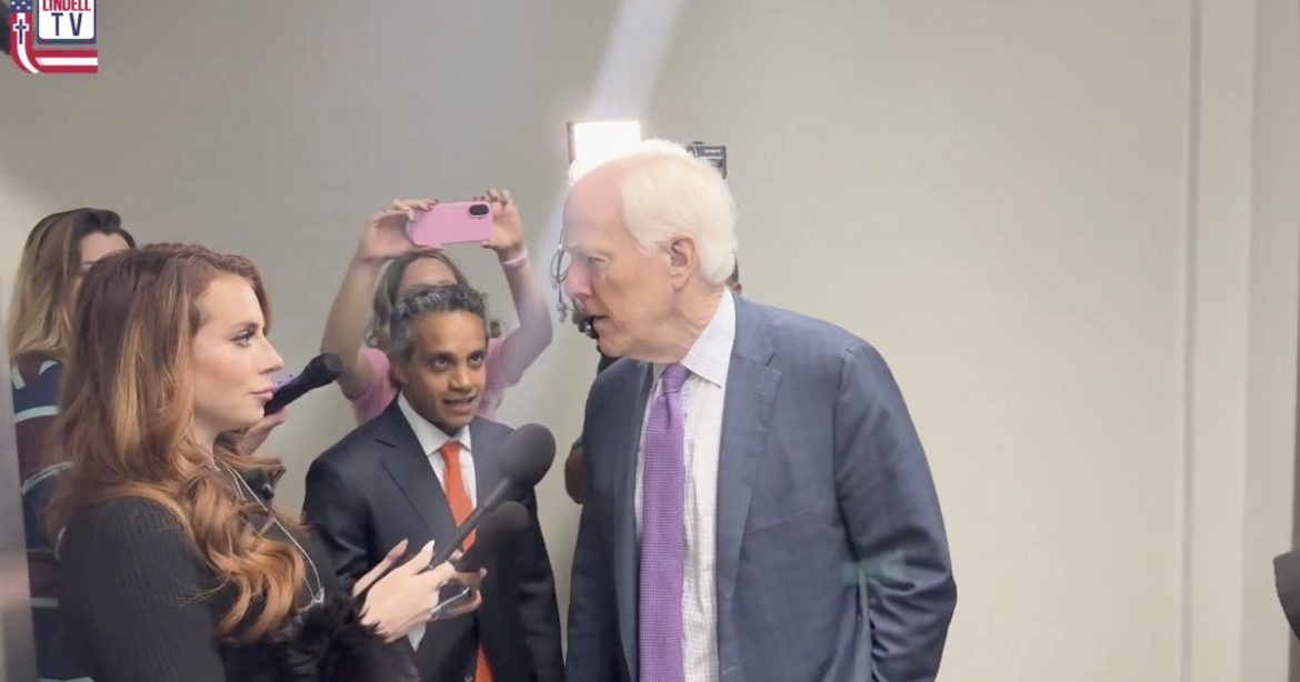Establishment RINO Cornyn Loses It and Accuses Reporter of Being “Paid by Paxton” When Confronted With His Decade-Long Record of Betraying President Trump