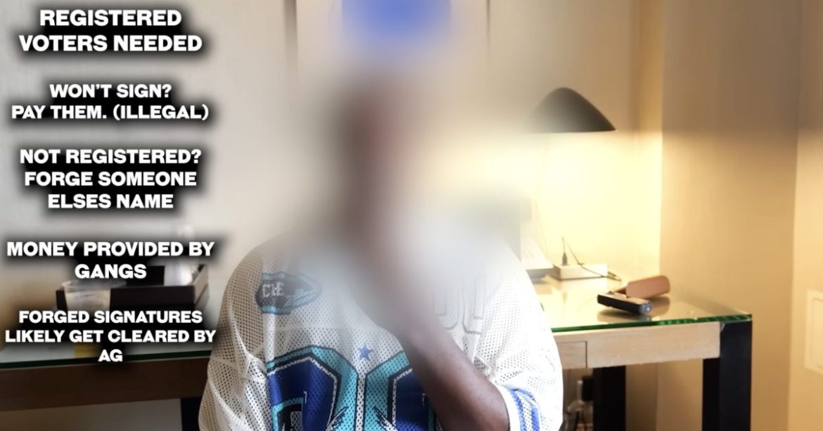 EXPLOSIVE: Whistleblower Exposes Massive Election Fraud Ring in California — Claims Voter Reg Office Hands Lists of Stolen Names Directly to Gangbangers to Rig Petitions with Paid Homeless Signers