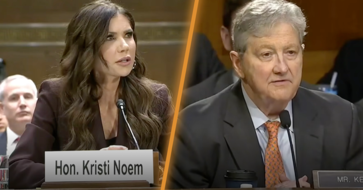 Sen. Kennedy Responds After Senate Exchange With Kristi Noem Preceded Her Firing (VIDEO)