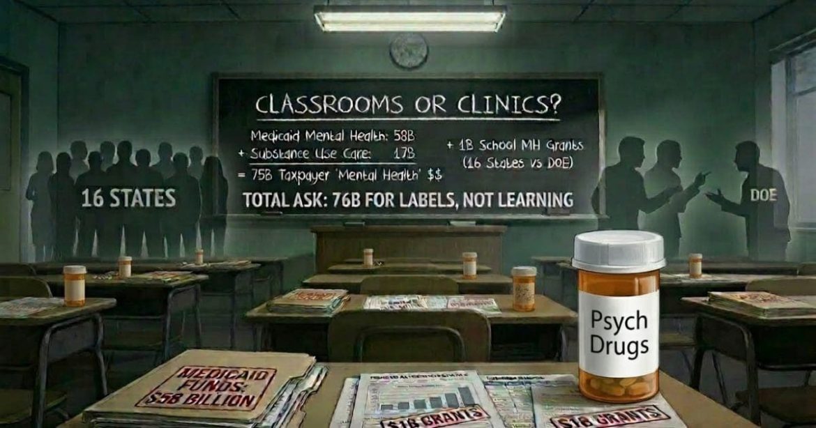 Classrooms or Clinics? 16 States vs. DOE in a $1 Billion Lawsuit on Top of $75 Billion in Mental Health Spending