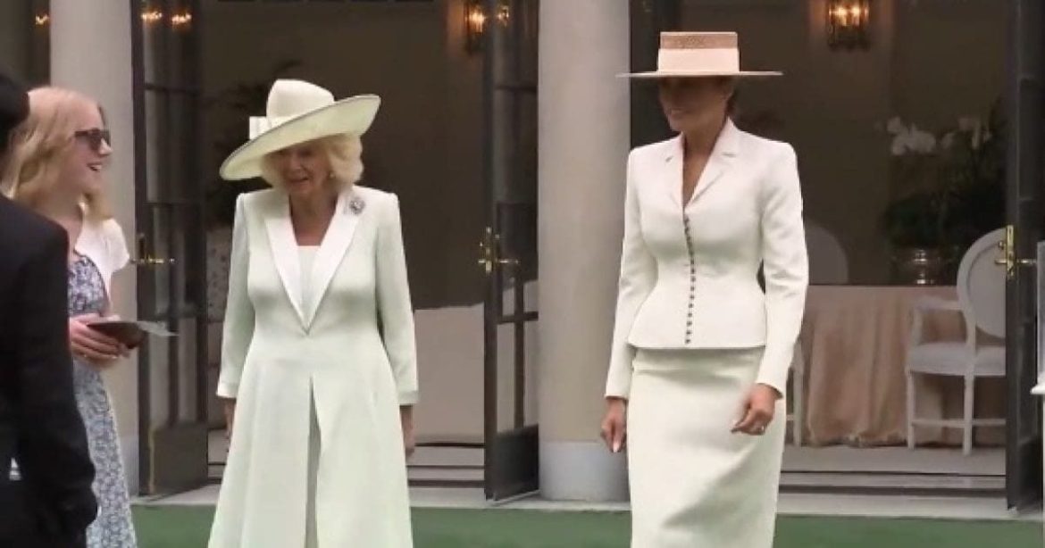First Lady Melania Trump Reinforces the Importance of Technology and Education with Her Majesty Queen Camilla