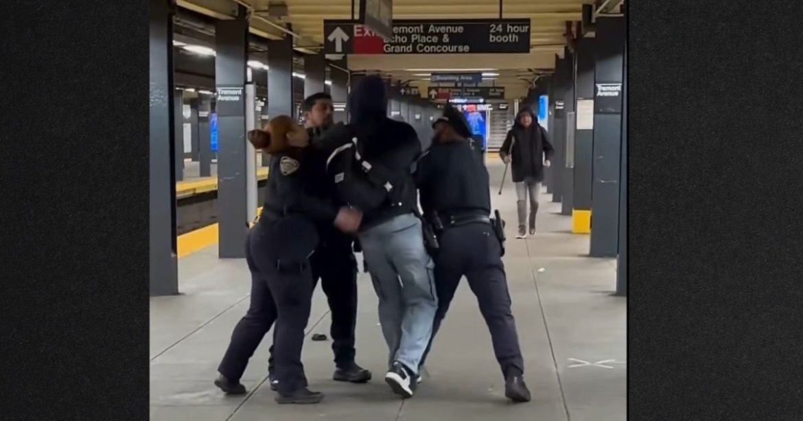 Watch: Video with Overweight Female NYPD Officer Trying to Help Restrain Punk Shows Exactly Why Mamdani’s NYC Is Doomed