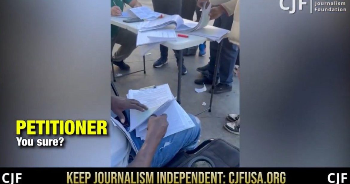 O’Keefe Media Group: California Identity Scam: Petition Fraudsters Log Into Online Database to Get Real Voter Names for Forged Signatures (VIDEO)