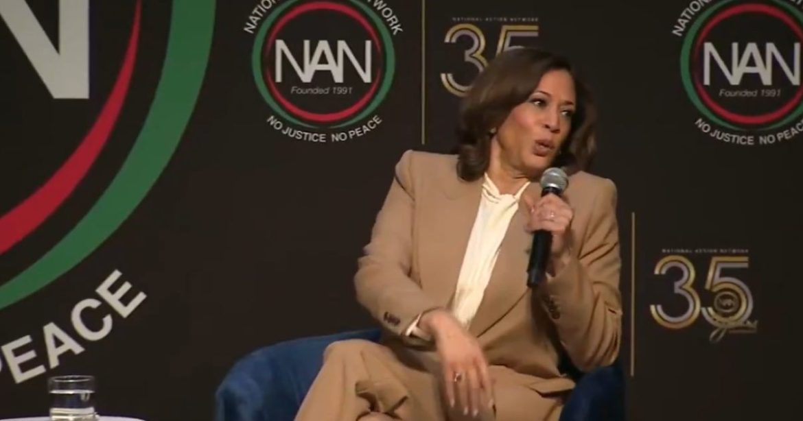 CRINGE: Kamala Harris Impersonates President Trump as a “Mob Boss” (VIDEO)