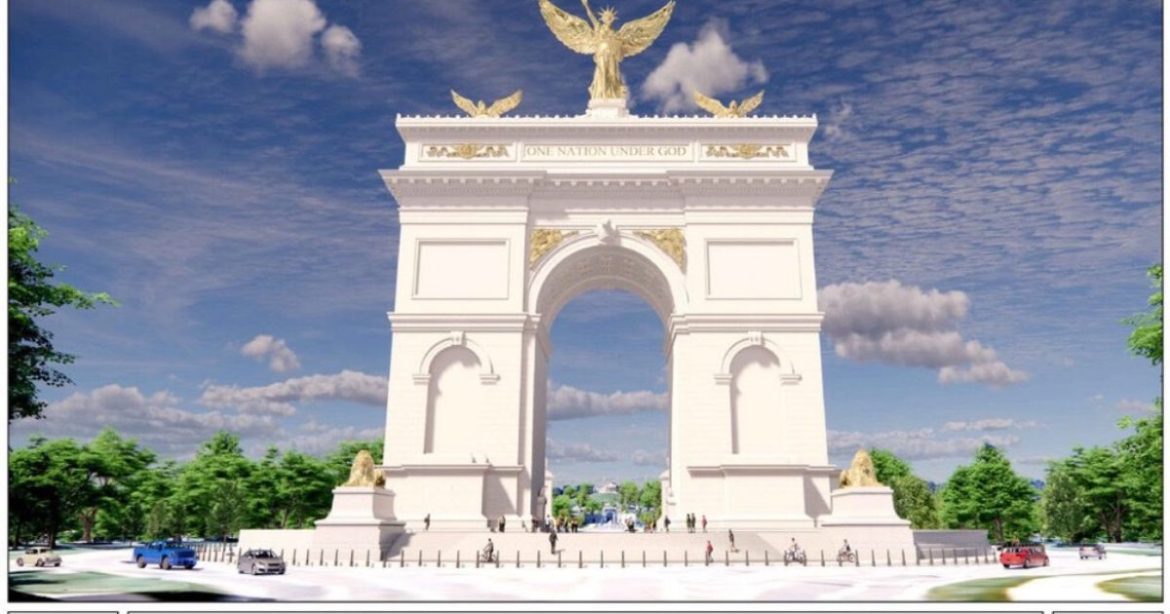 Trump Releases Official Design for 250-Foot Arch to be Built in DC for Nation’s Anniversary