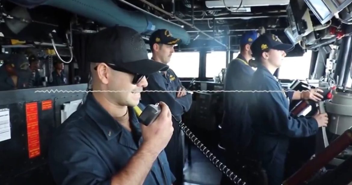 LISTEN: US Military Releases Audio of US Naval Vessels on Patrol in the Gulf of Oman, Warning Other Vessels Amid Blockade  – “We Will Use Force”