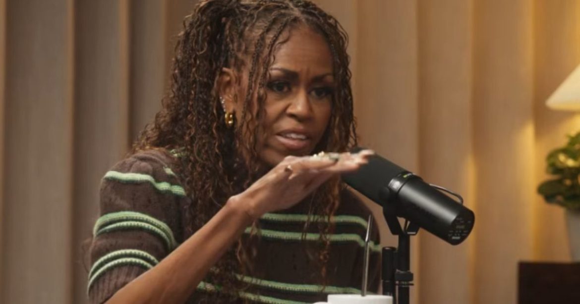WATCH: 62-Year-Old Michelle Obama Says America is in a ‘Janky’ Era Under Trump, While Wearing Her Hair in Pigtails