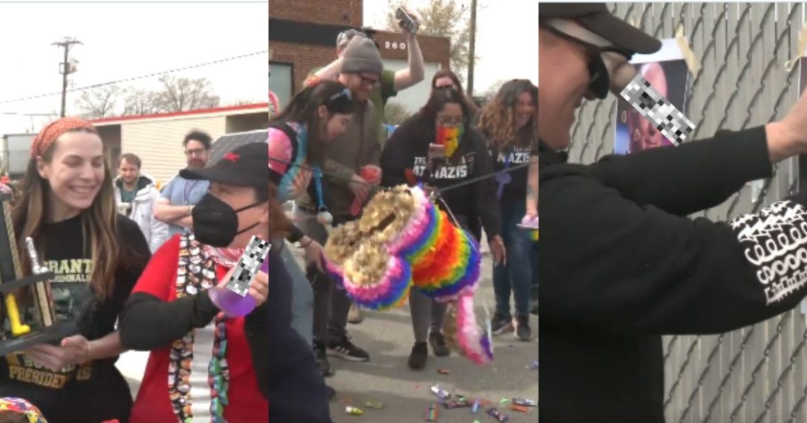 INSANE VIDEOS: Vile Degenerate Leftists Turn Anti-ICE Protest into Vulgar Dildo Carnival, Hundreds of Sex Toys Thrown at Police Nationwide as Part of ‘Operation Dildo Blitz’