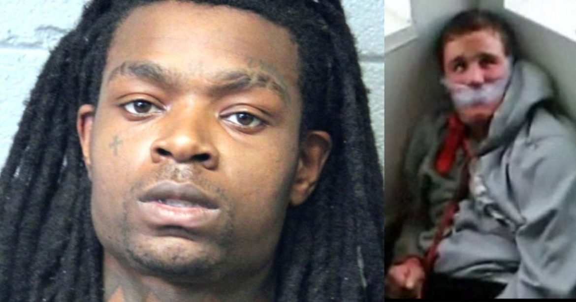 Worthless Racist Chicago Thug Who Livestreamed Brutal Torture of Disabled White Teen on Facebook Arrested for Beating and Mugging White Cyclist After Being Released from Prison