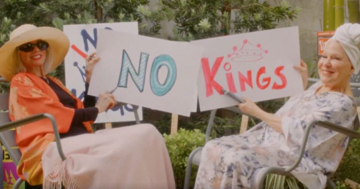 Bette Midler Drops Deranged Anti-Trump Music Video for ‘All You Fascists Bound to Lose’ Remake Featuring ‘No Kings’ Rally Footage and Washed-Up Celeb Friends (VIDEO)