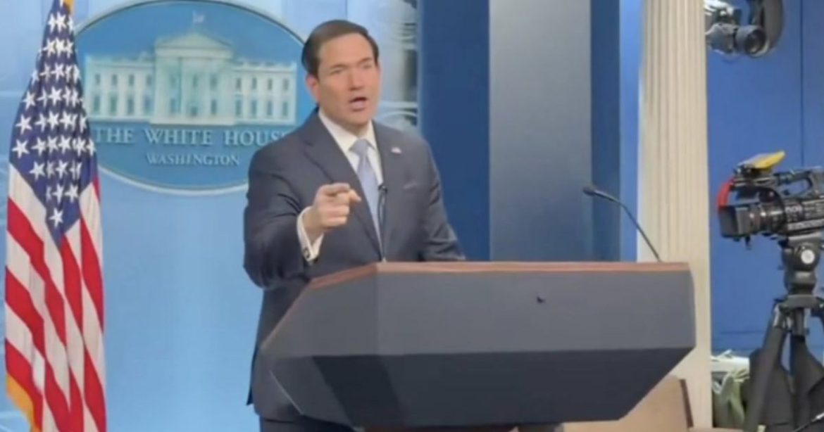 Hilarious: ‘Secretary of Everything’ Marco Rubio Jokingly Becomes White House Press Secretary While Karoline Leavitt’s on Maternity Leave (VIDEO)