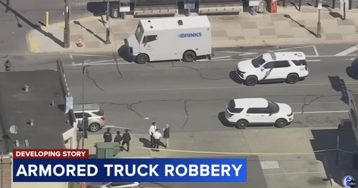 BRAZEN DAYLIGHT HEIST IN DEMOCRAT-RUN PHILADELPHIA — Two Armed Thugs with Rifles Steal $1.8 MILLION from Brinks Armored Truck in Broad Daylight… Suspects Escape Clean