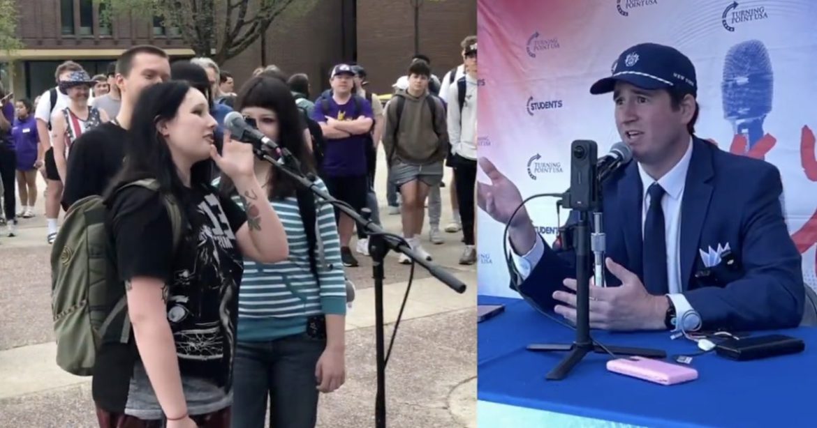 SHAMELESS AND DERANGED: Far-Left College Student Mocks Brutally Assassinated Charlie Kirk With Sick “In the End He Leaned Left” Joke – Alex Stein HUMILIATES the Sick Far-Left Radical On the Spot