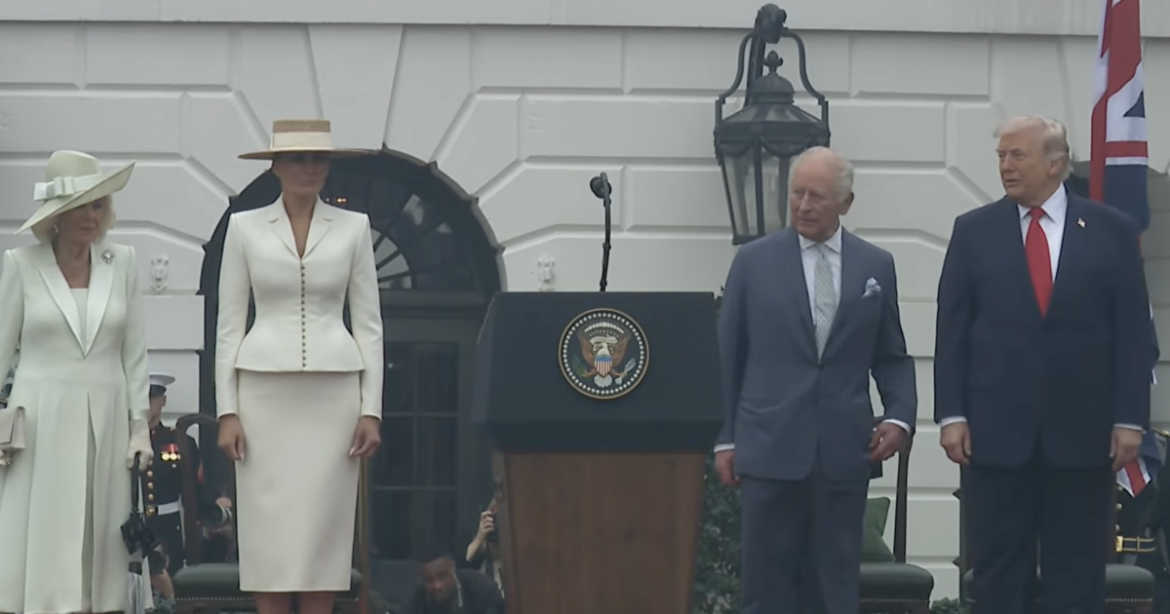 Watch Live Now: President Trump and the First Lady Participate in a Greeting with the King and Queen of the UK