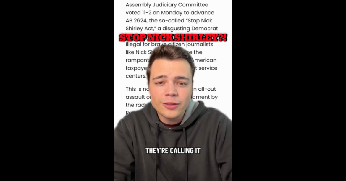 Victor Reacts: California Democrats Are Trying to Target Citizen Journalists (VIDEO)