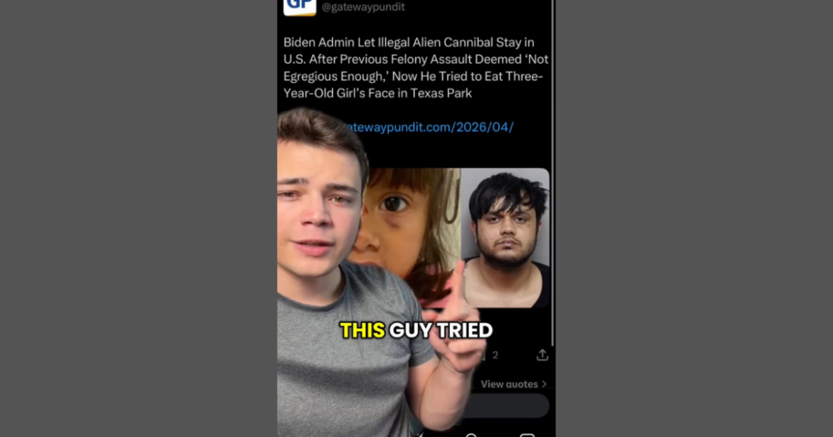 Victor Reacts: Illegal Alien Tries to Eat Toddler’s Face, We Must Stop Mass Immigration! (VIDEO)