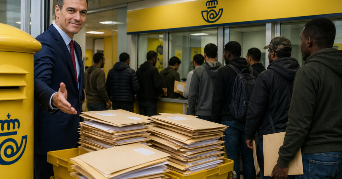 Pedro Sánchez’s amnesty for illegal immigrants in Spain begins by using post offices to speed it up without controls