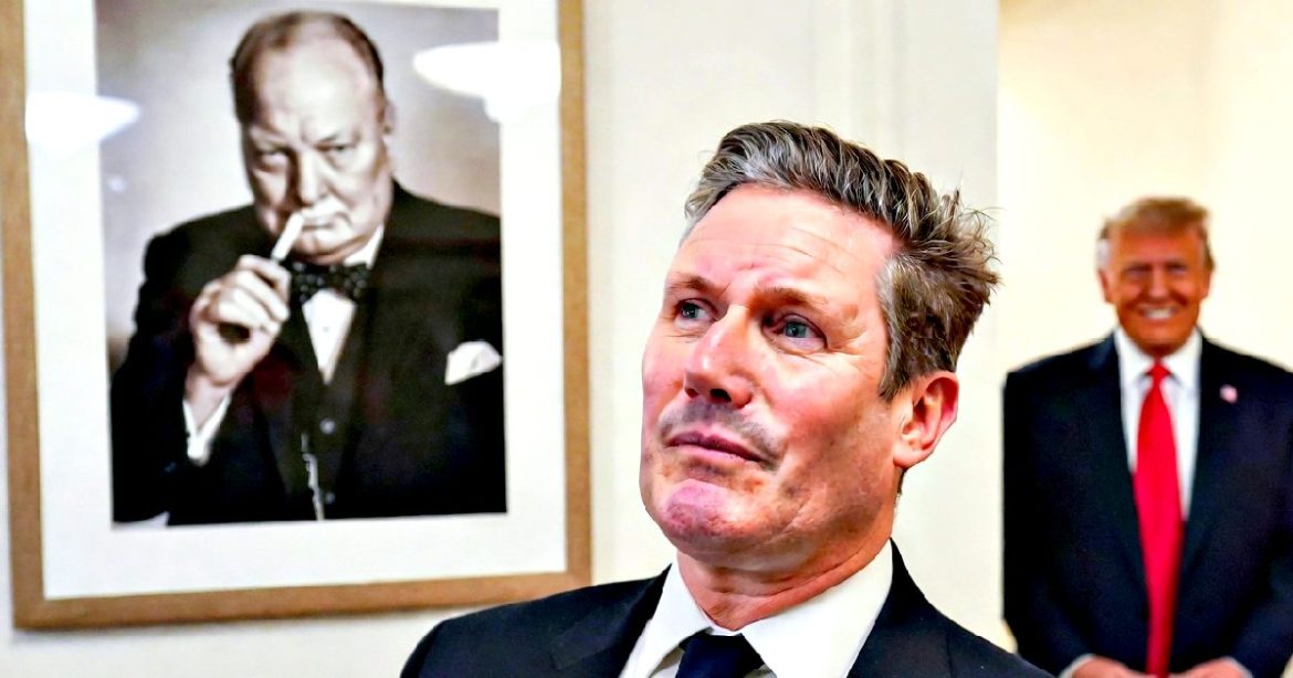 BRITISH PALACE COUP: Trump Says ‘It Will Be Tough’ for Keir ‘Not a Churchill’ Starmer To Survive the Crisis With MPs Challenging His Premiership (VIDEO)