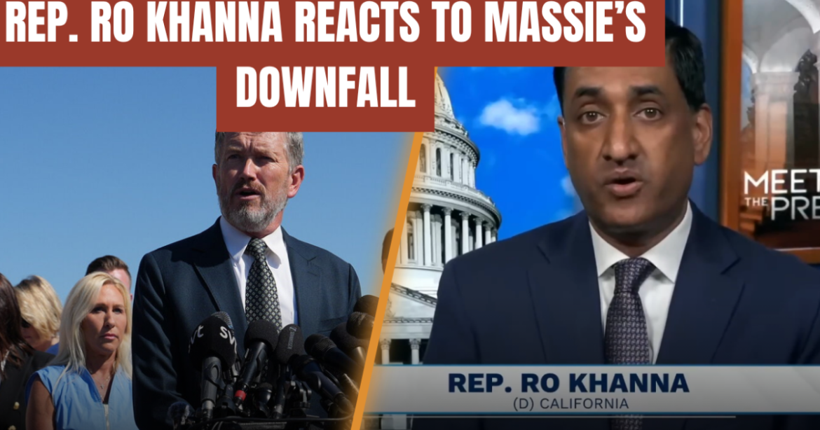 Rep. Ro Khanna Mourns Thomas Massie’s Downfall After Trump Movement Ends His Career (VIDEO)