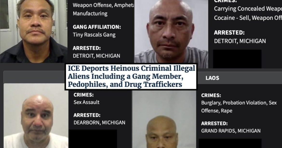 EXCLUSIVE: Stunning Report — 6 Non-Citizens on DHS “Worst of the Worst Criminal Aliens” List Are Registered Voters in Michigan — 2 Voted in Multiple Elections