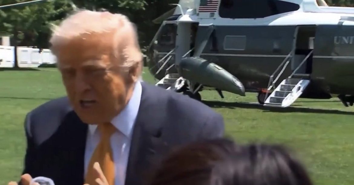 WATCH: “I Doubled the Size of It, You Dumb Person!” – Trump NUKES Reporter Attempting to Grill Him on Cost of White House Ballroom