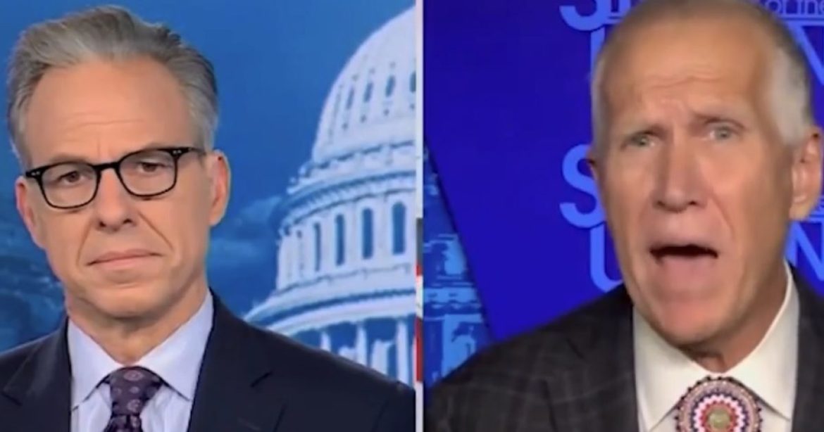 WATCH: RINO Thom Tillis Runs to CNN to Call Ken Paxton a “Failure”, Cornyn a “Patriot” – Says He’s Not Afraid of Trump After Announcing Retirement