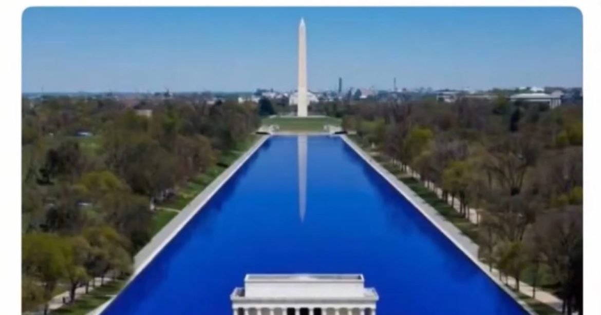 HERE WE GO: Lawsuit Filed to Block President Trump From Painting Reflecting Pool Blue