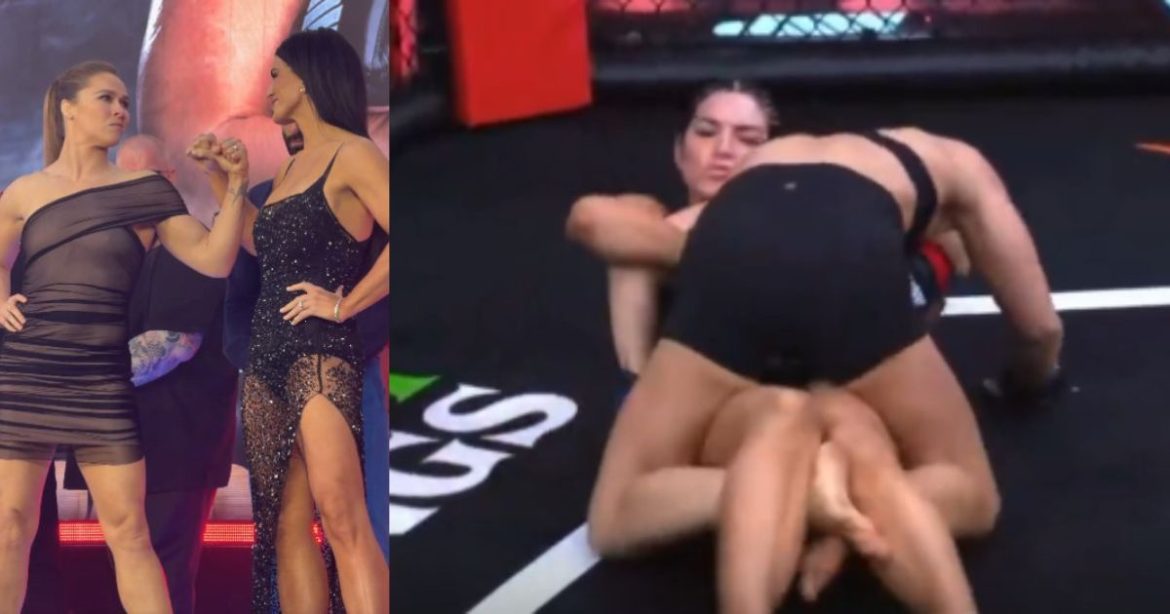 WATCH: Highly Anticipated Ronda Rousey Versus Gina Carano Comeback MMA Fight Lasts Just 17 Seconds