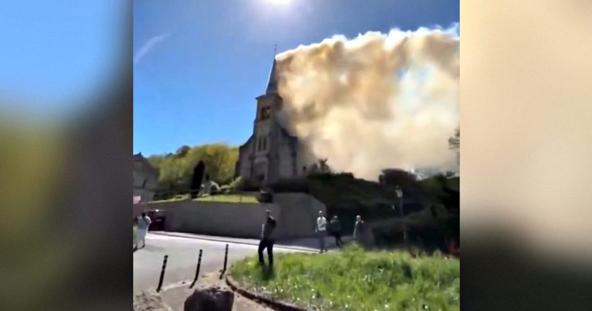 FRANCE ON FIRE: Saint-Cyriaque Church Consumed by Flames in Another Arson Attack on Christianity (VIDEO)