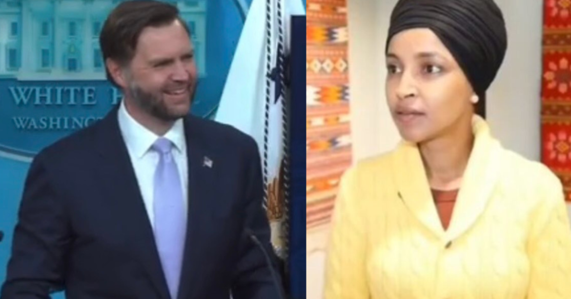 WATCH: VP Vance Says DOJ Currently “Looking at” Ilhan Omar for Immigration Fraud