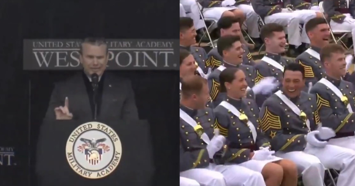 WATCH: War Sec Pete Hegseth Drops Epic Line Torching Wokeness at West Point Commissioning Ceremony, Does Trump Impression