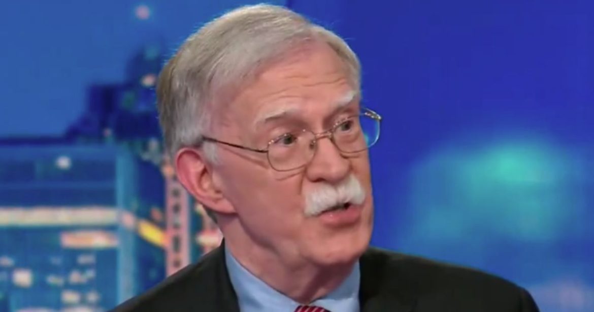 BREAKING: John Bolton Agrees to Plead Guilty Over Mishandling Classified Documents