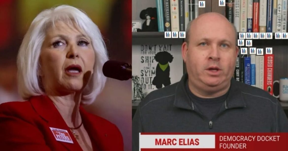 Contrasting Tina Peters with the Chief SELECTION DENIER, Mark Elias