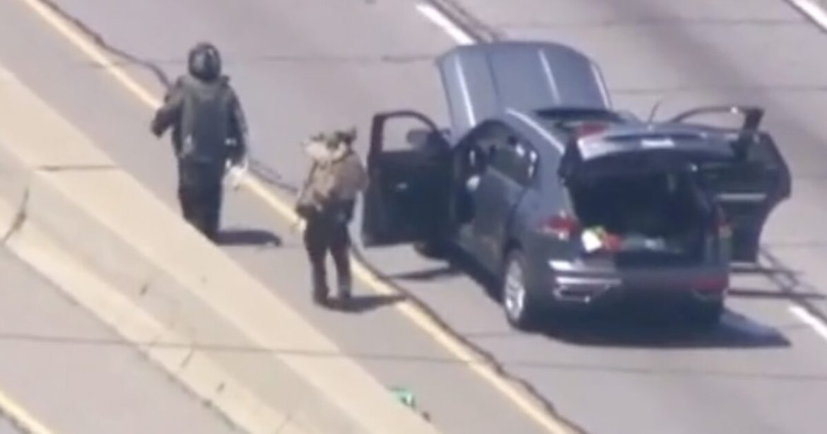 (VIDEO) Bomb Squad Called in Amid Reported Explosion on Chicago Highway – Person Found Dead in SUV Surrounded by Shell Casings