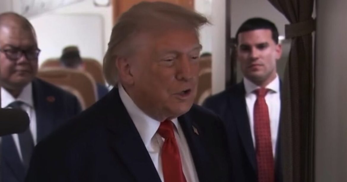 (VIDEO) Trump Asked About Investigation into Cocaine Found in White House Under Biden