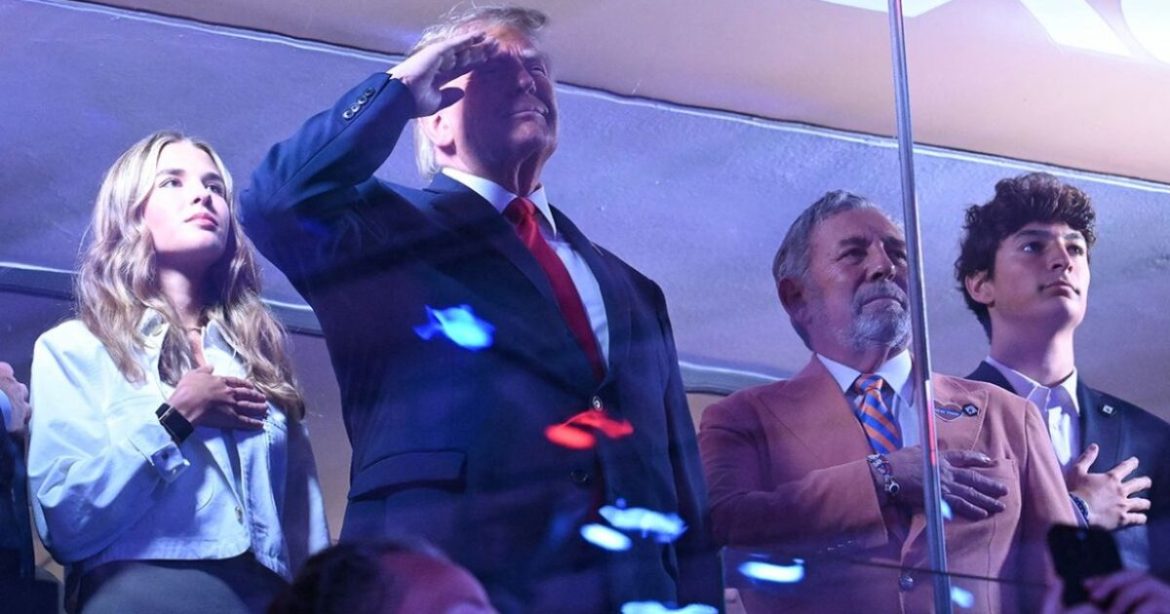 “USA! USA! USA!” Chants Erupt at Madison Square Garden as Trump Arrives for Knicks vs Spurs NBA Finals Game 3 (VIDEO)